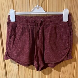 Athletic Works Women's Maroon Athletic Shorts